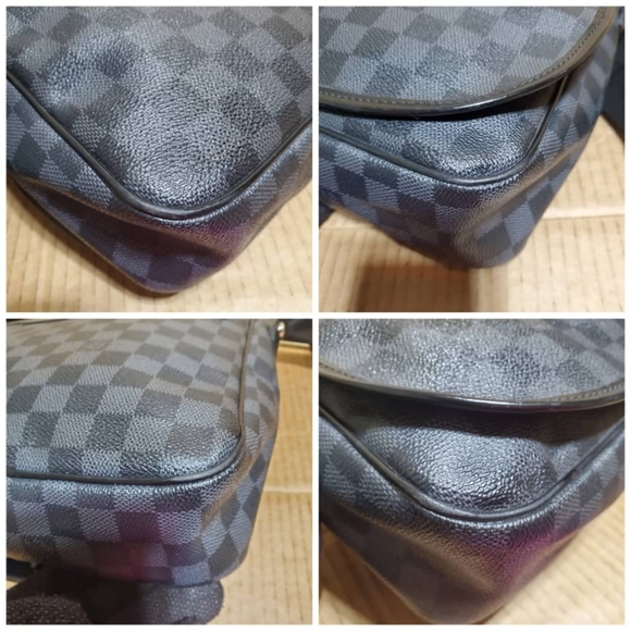 Authentic LOUIS VUITTON Damier Graphite Daniel MM Messenger Bag - Picture 4 of 12